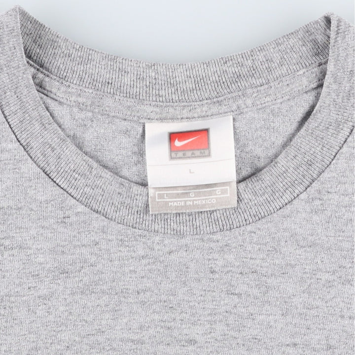2000'S Nike Team Sports Print T-Shirt, Men's Size L (approx.) cotton gray type Vintage Second Hand