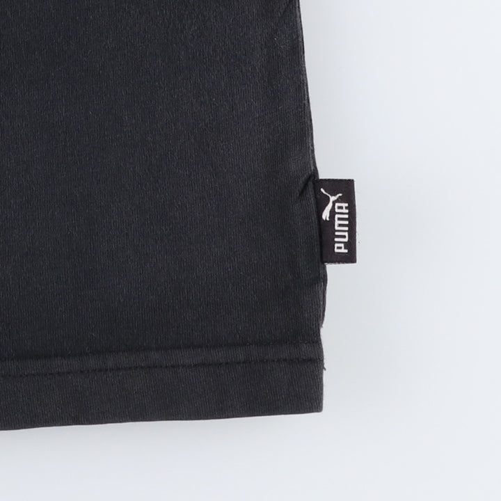 90s-00'S Puma printed logo T-shirt, men's size L (approx.) cotton black type Vintage Second Hand