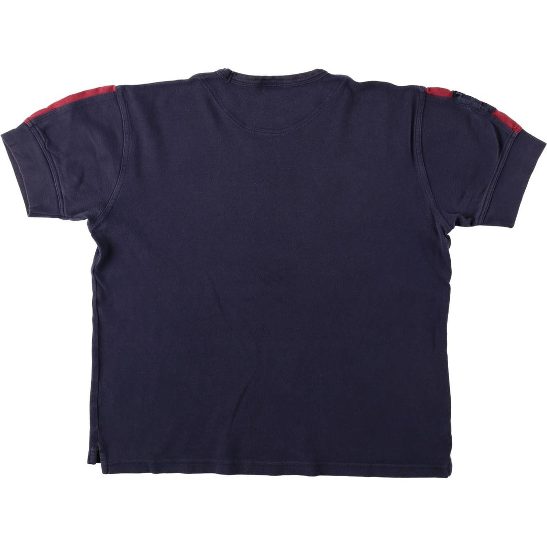 2000'S Reebok sports t-shirt, men's size M (approx.) unclear navy blue type Vintage Second Hand