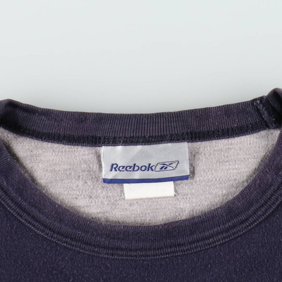 2000'S Reebok sports t-shirt, men's size M (approx.) unclear navy blue type Vintage Second Hand