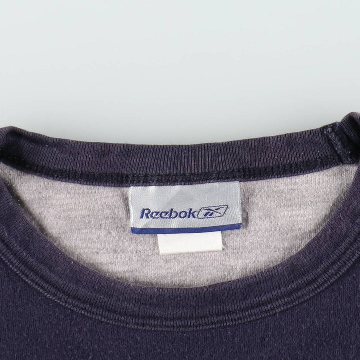 2000'S Reebok sports t-shirt, men's size M (approx.) unclear navy blue type Vintage Second Hand