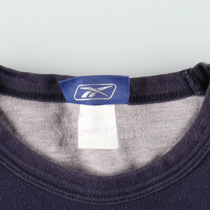 2000'S Reebok sports t-shirt, men's size M (approx.) unclear navy blue type Vintage Second Hand