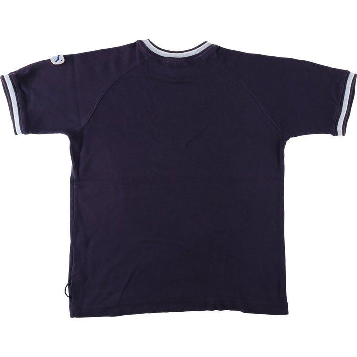 90s-00'S Puma logo print T-shirt, women's size L equivalent, vintage. cotton navy blue type Vintage Second Hand