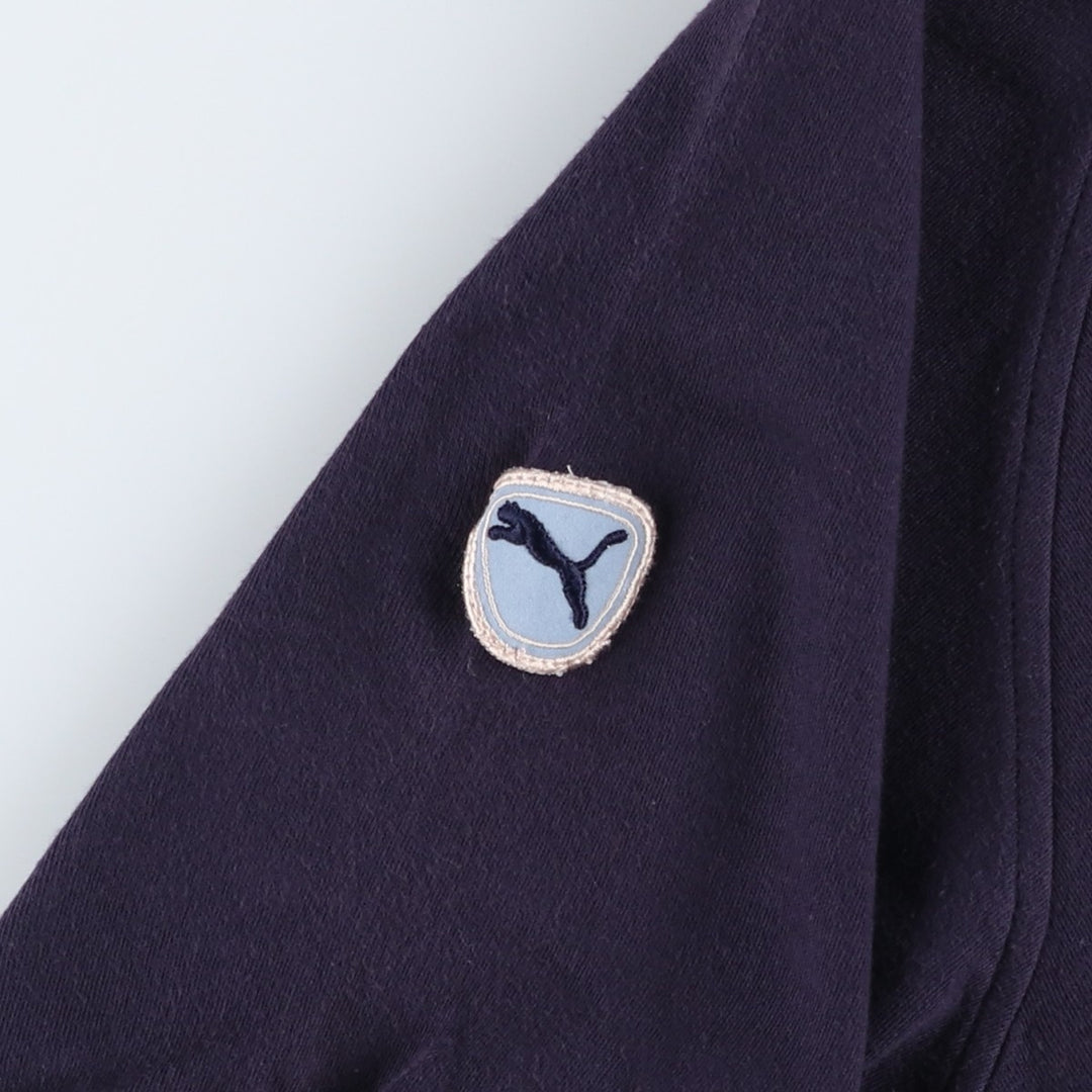 90s-00'S Puma logo print T-shirt, women's size L equivalent, vintage. cotton navy blue type Vintage Second Hand