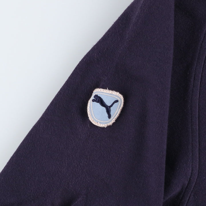 90s-00'S Puma logo print T-shirt, women's size L equivalent, vintage. cotton navy blue type Vintage Second Hand