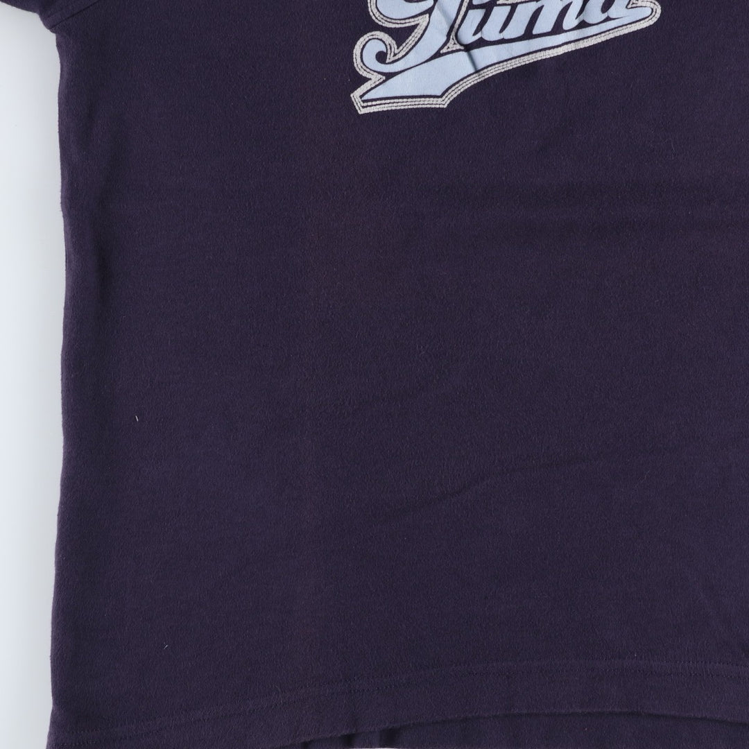 90s-00'S Puma logo print T-shirt, women's size L equivalent, vintage. cotton navy blue type Vintage Second Hand