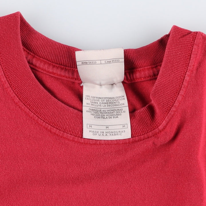 00'S Nike logo print T-shirt, men's size M cotton red type Vintage Second Hand