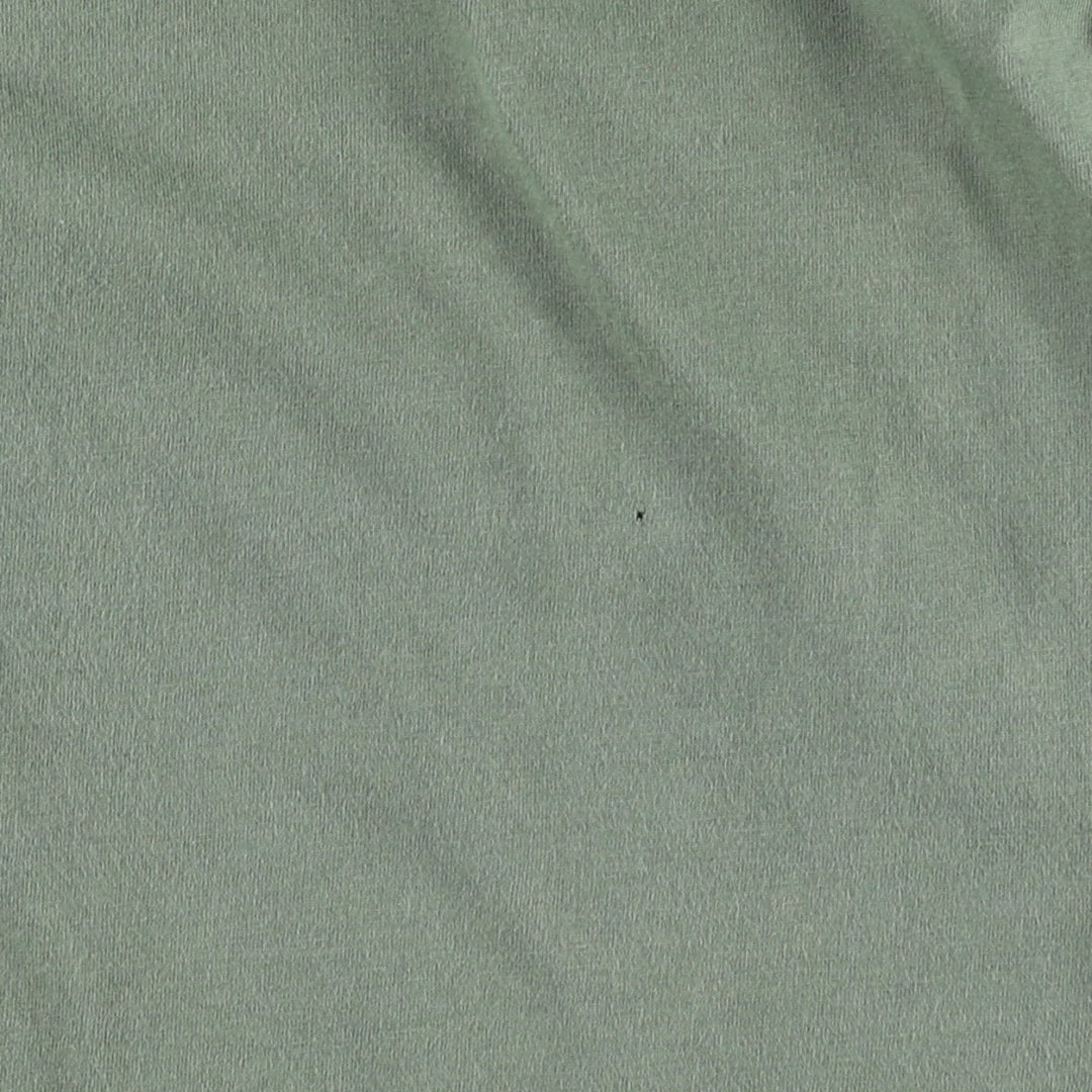 2000'S Adidas T-shirt with a single logo, men's size S (approx.) cotton Khaki type sage green Vintage Second Hand