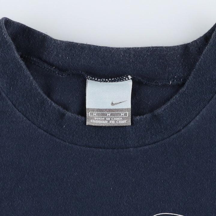 2000'S Nike sports print T-shirt, men's size M (approx.) cotton black type Vintage Second Hand