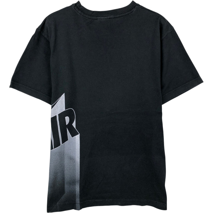 2000'S Nike AIR logo print T-shirt, men's size L (approx.) unclear black type Vintage Second Hand