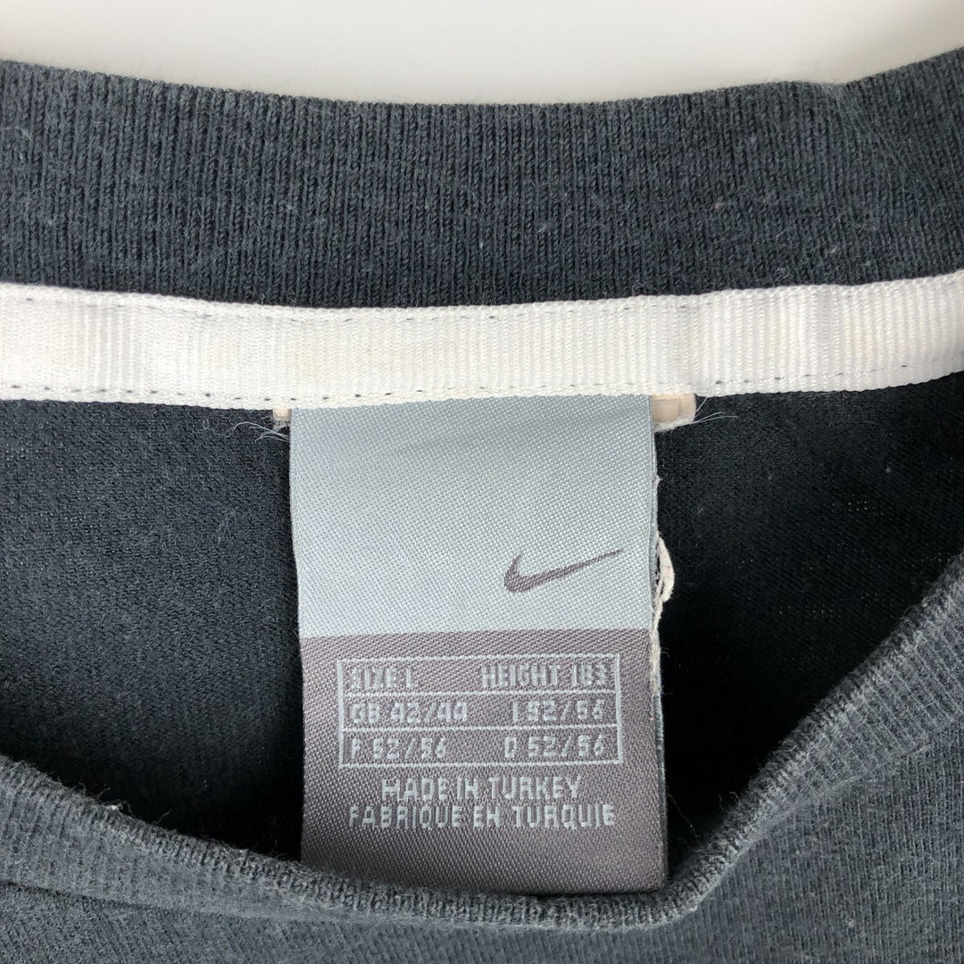 2000'S Nike AIR logo print T-shirt, men's size L (approx.) unclear black type Vintage Second Hand