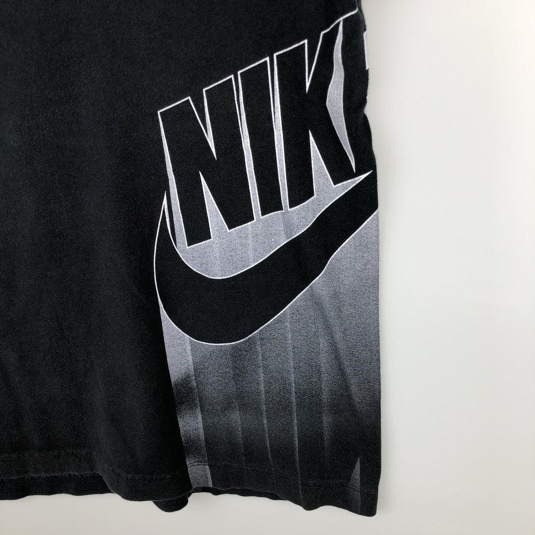 2000'S Nike AIR logo print T-shirt, men's size L (approx.) unclear black type Vintage Second Hand