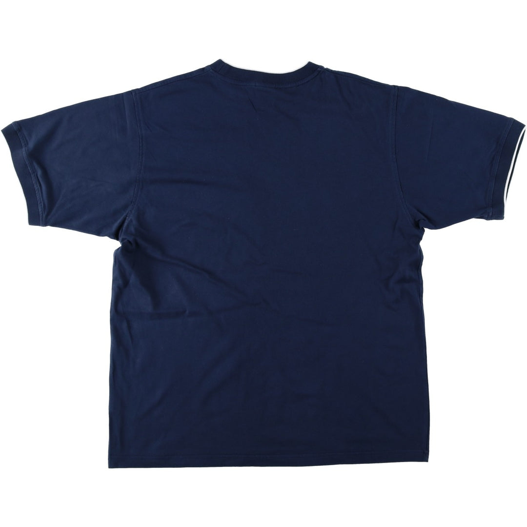 00'S Nike logo print T-shirt, men's XL size cotton navy blue type Vintage Second Hand