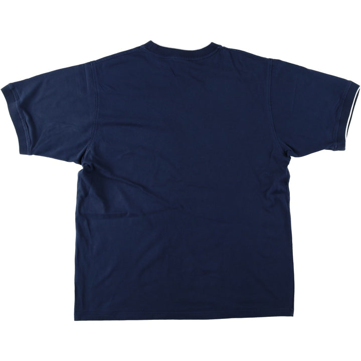 00'S Nike logo print T-shirt, men's XL size cotton navy blue type Vintage Second Hand