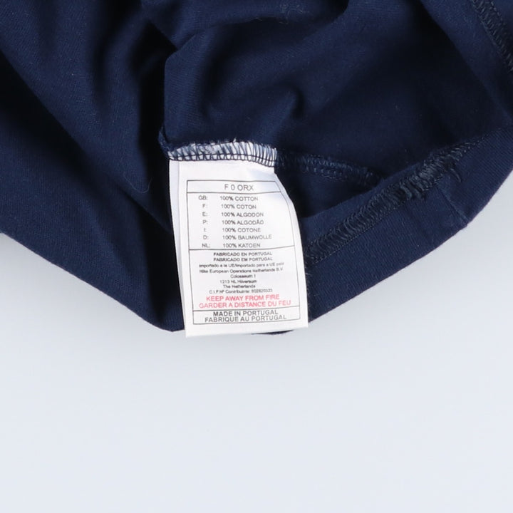 00'S Nike logo print T-shirt, men's XL size cotton navy blue type Vintage Second Hand
