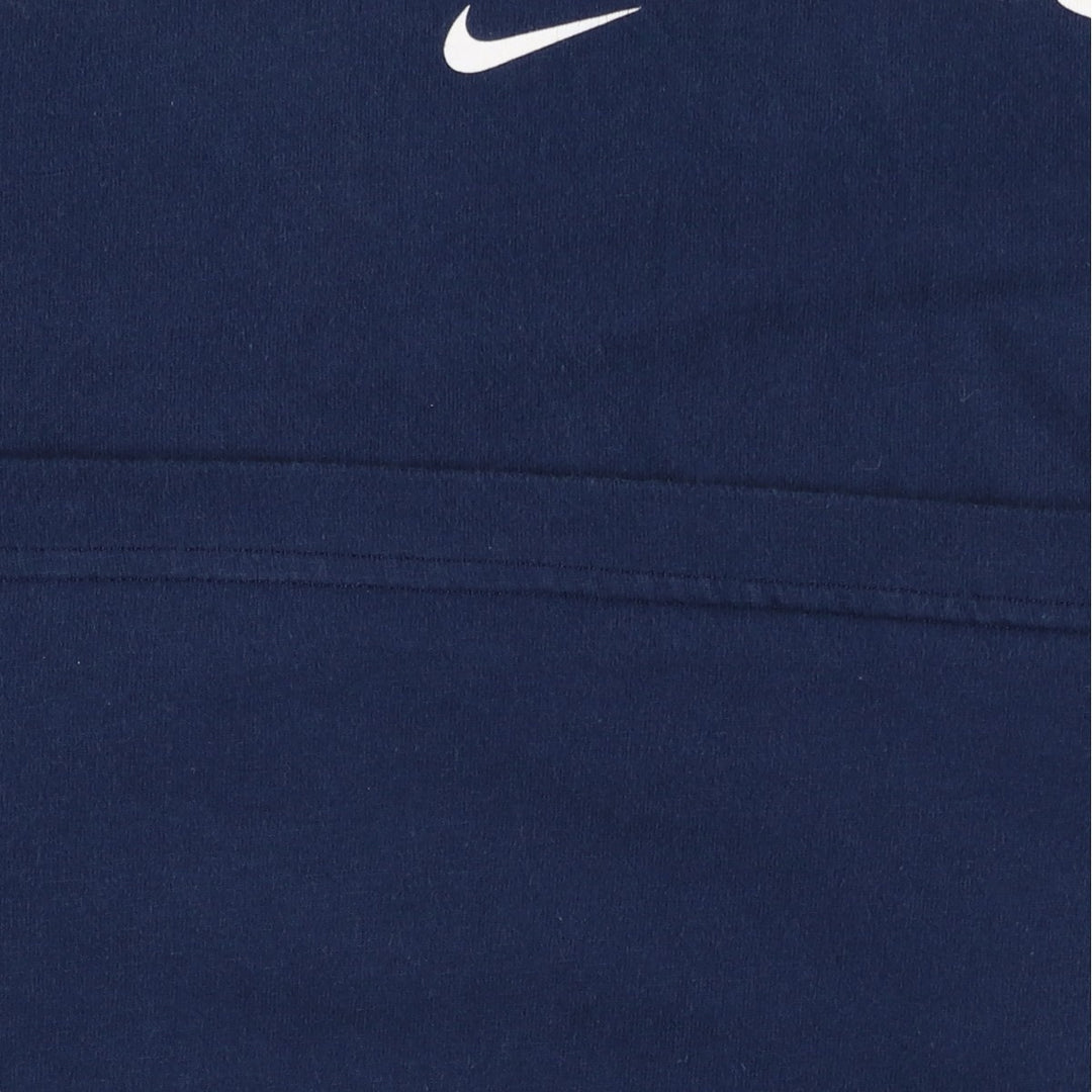00'S Nike logo print T-shirt, men's XL size cotton navy blue type Vintage Second Hand