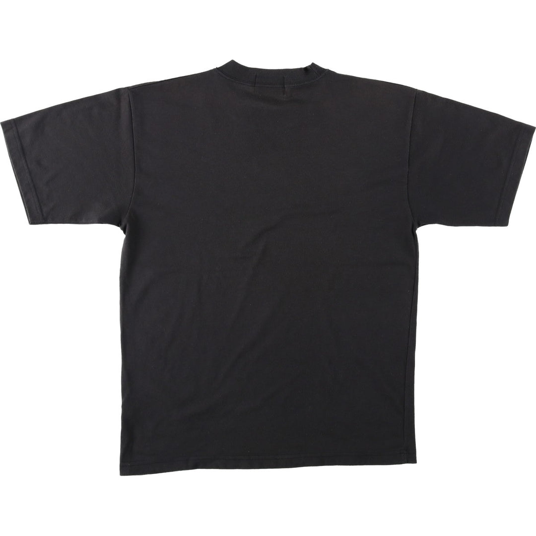 90s-00'S Puma logo print T-shirt, men's size M equivalent, vintage. cotton black type Vintage Second Hand
