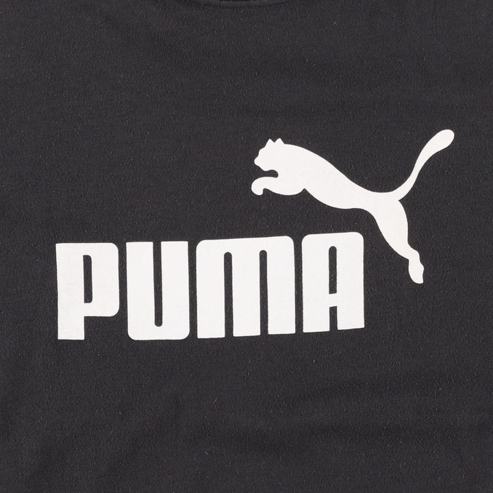 90s-00'S Puma logo print T-shirt, men's size M equivalent, vintage. cotton black type Vintage Second Hand