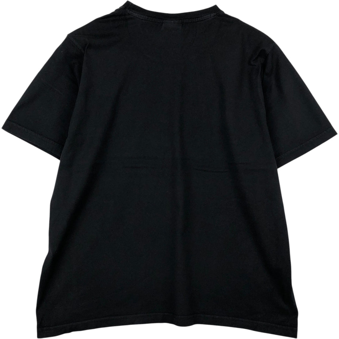 00'S Nike logo print T-shirt, men's XL size cotton black type Vintage Second Hand