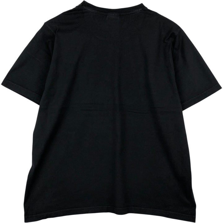 00'S Nike logo print T-shirt, men's XL size cotton black type Vintage Second Hand