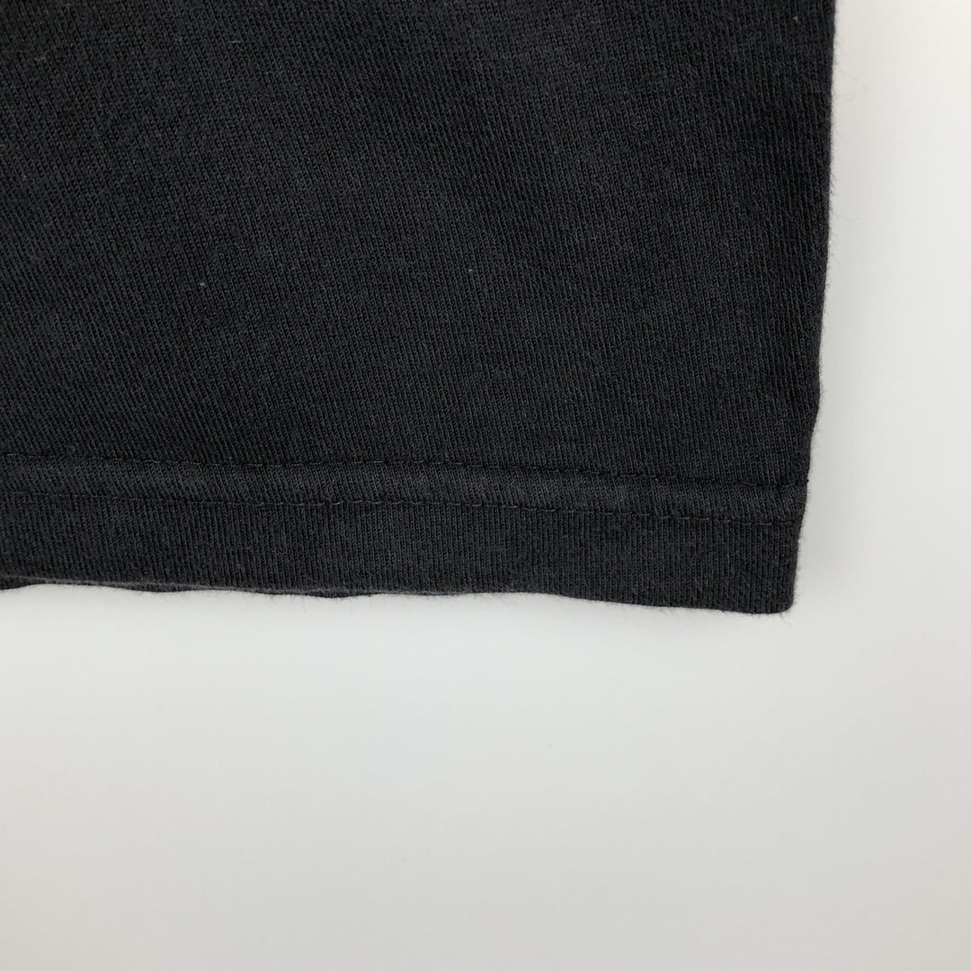00'S Nike logo print T-shirt, men's XL size cotton black type Vintage Second Hand