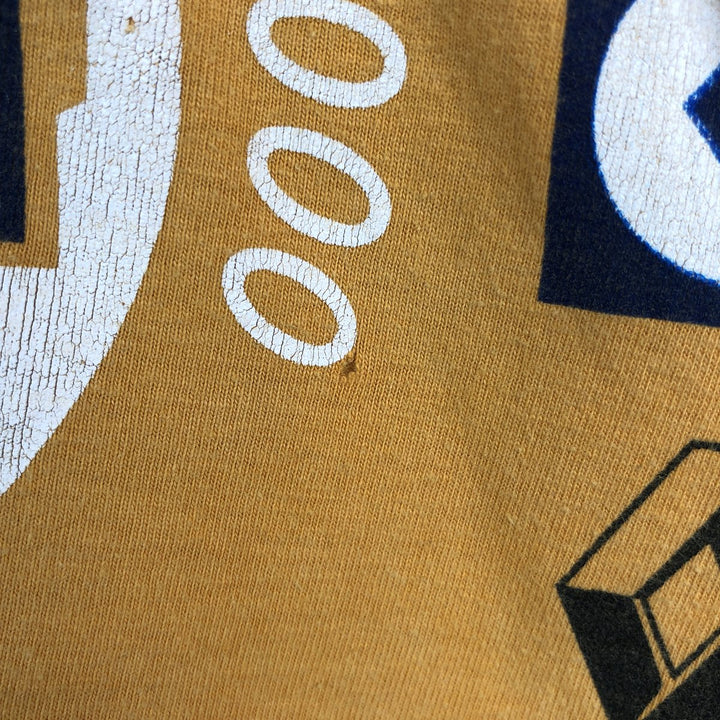 Umbro Advertising Logo Print T-Shirt, Men's Size L (approx.) cotton yellow type Vintage Second Hand