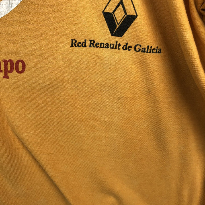 Umbro Advertising Logo Print T-Shirt, Men's Size L (approx.) cotton yellow type Vintage Second Hand