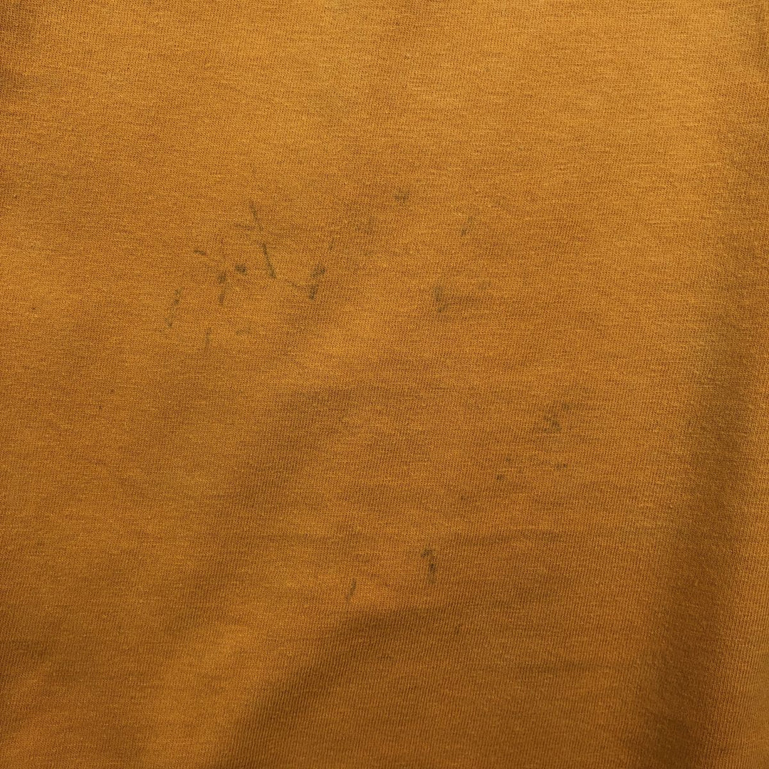 Umbro Advertising Logo Print T-Shirt, Men's Size L (approx.) cotton yellow type Vintage Second Hand