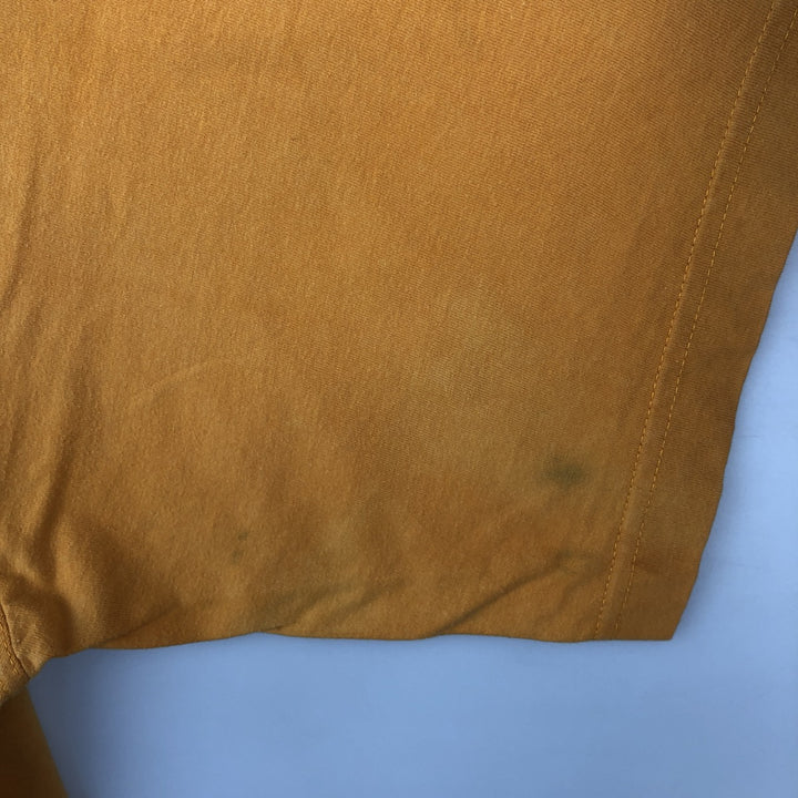 Umbro Advertising Logo Print T-Shirt, Men's Size L (approx.) cotton yellow type Vintage Second Hand