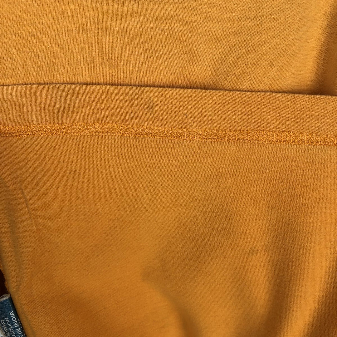 Umbro Advertising Logo Print T-Shirt, Men's Size L (approx.) cotton yellow type Vintage Second Hand
