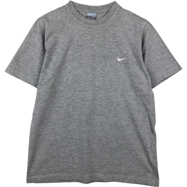 00'S Nike One Point Logo T-shirt Men's M size unclear gray type Vintage Second Hand