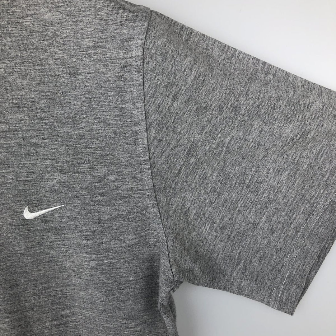 00'S Nike One Point Logo T-shirt Men's M size unclear gray type Vintage Second Hand