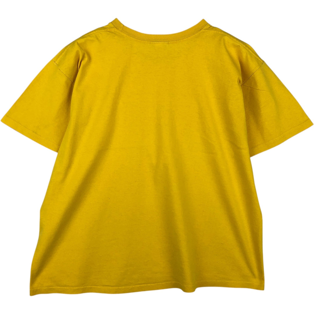 00'S Nike One Point Logo T-shirt Men's L size cotton yellow type Vintage Second Hand