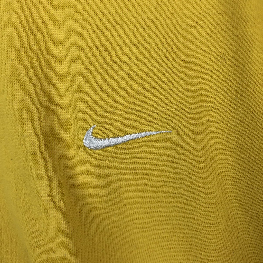 00'S Nike One Point Logo T-shirt Men's L size cotton yellow type Vintage Second Hand