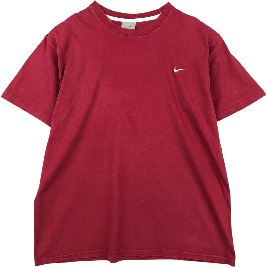 00'S Nike One Point Logo T-shirt Men's XL cotton red type Vintage Second Hand