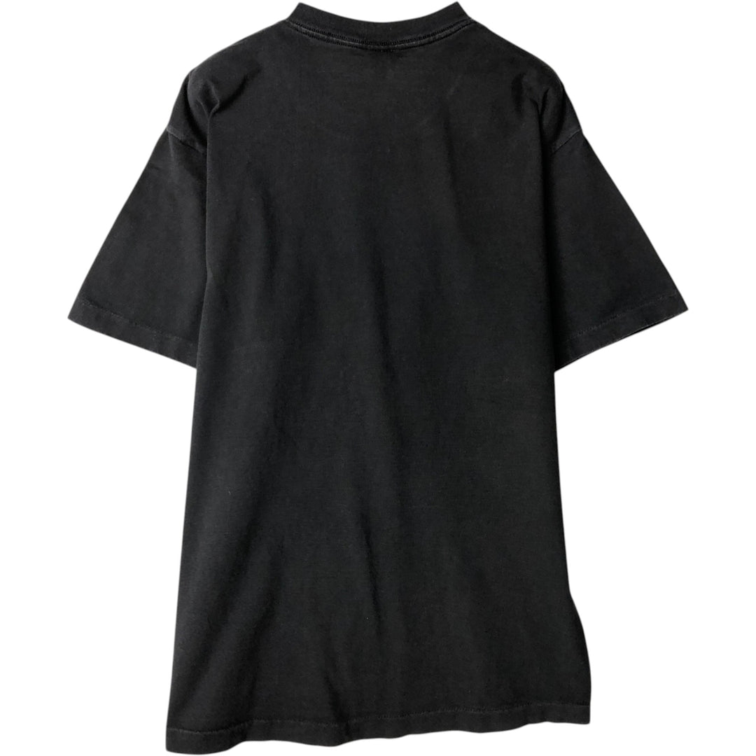 ~90'S Motorcycle Bike T-shirt, Men's Size M (approx.), Vintage cotton black type Vintage Second Hand