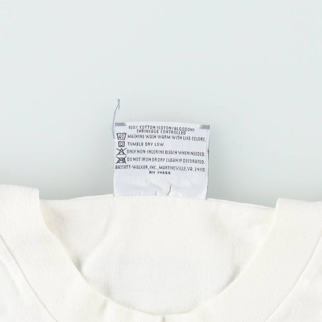 90s-00'S Lee Print T-Shirt, Men's XL (approx.) cotton white type Vintage Second Hand