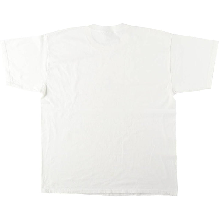 Gildan Printed T-shirt, Men's XL size cotton white type Vintage Second Hand