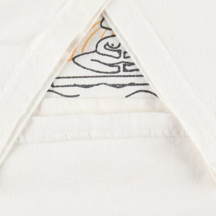 Gildan Printed T-shirt, Men's XL size cotton white type Vintage Second Hand