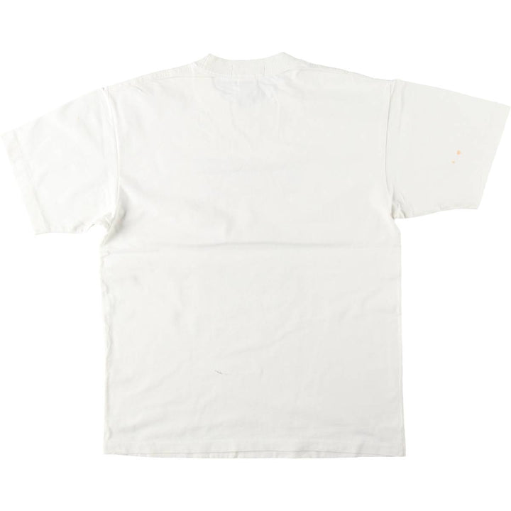 90'S NOMADA Print T-Shirt, Men's Size M (Equivalent), Vintage cotton pale white type Vintage Second Hand