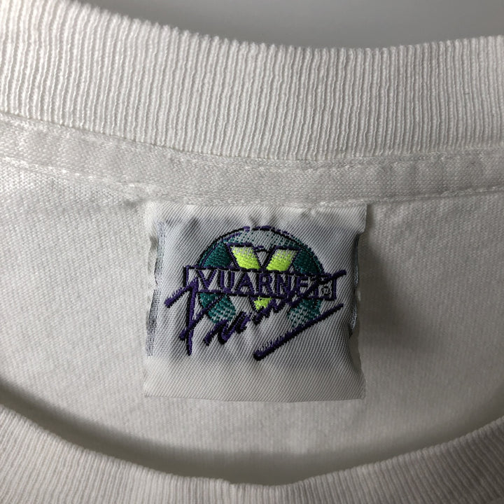90'S VUARNET advertising t-shirt, made in USA, men's size XXL equivalent, vintage. cotton white type Vintage Second Hand