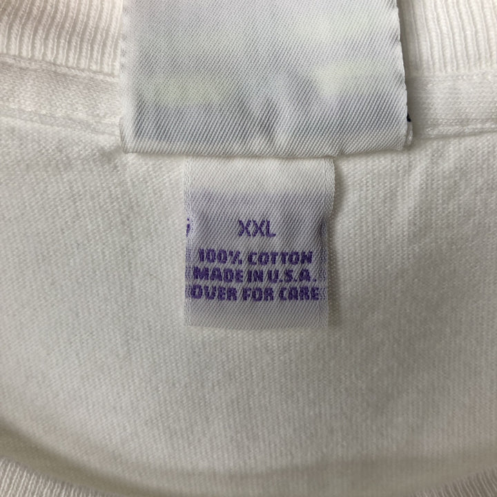 90'S VUARNET advertising t-shirt, made in USA, men's size XXL equivalent, vintage. cotton white type Vintage Second Hand