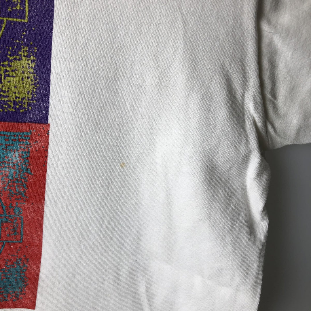 90'S VUARNET advertising t-shirt, made in USA, men's size XXL equivalent, vintage. cotton white type Vintage Second Hand