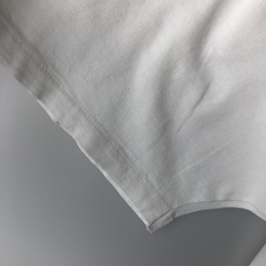 Printed T-shirt, Men's XL equivalent, Vintage unclear white type Vintage Second Hand