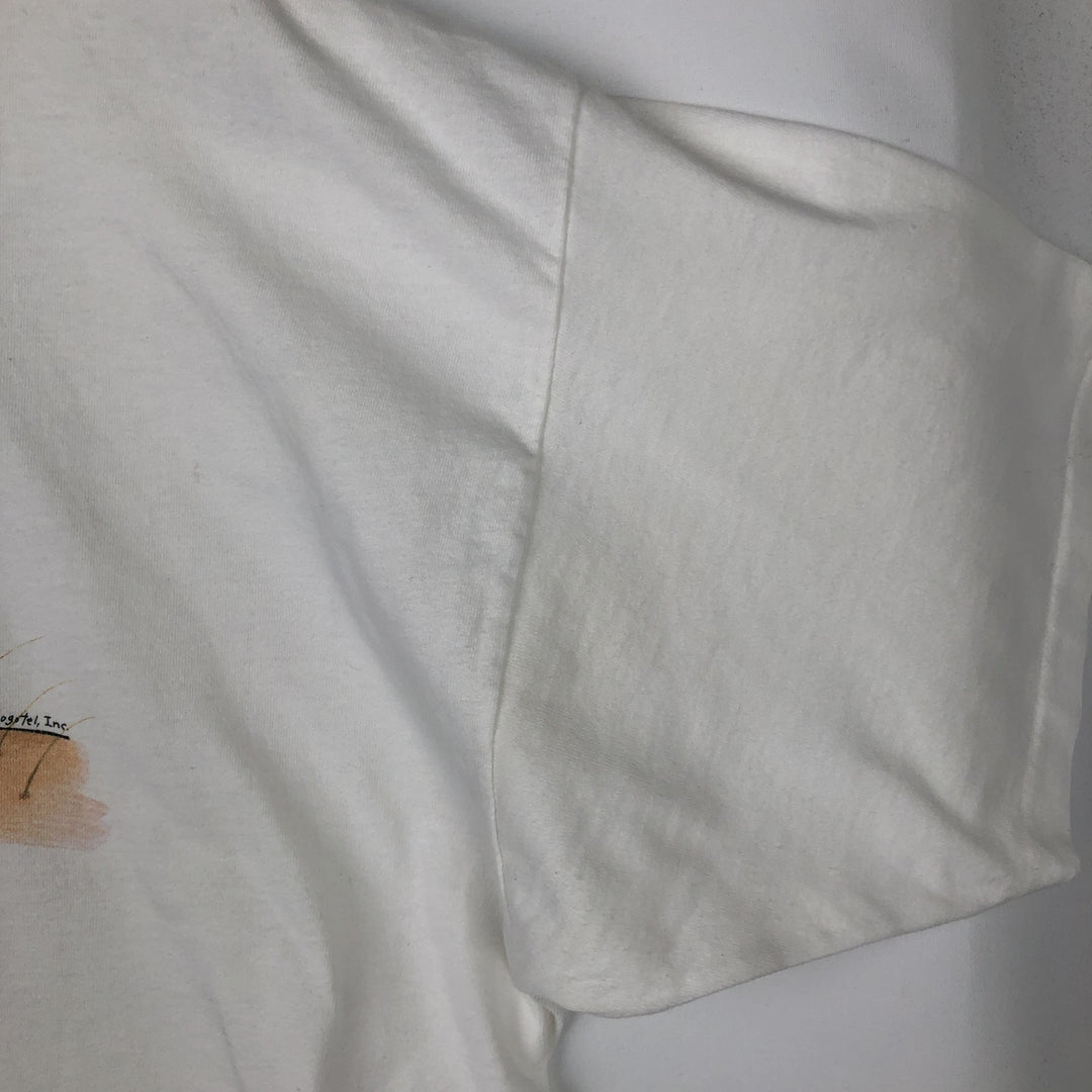 80'S THE FAR SIDE Print T-Shirt, Made in USA, Men's XXL equivalent, Vintage cotton white type Vintage Second Hand