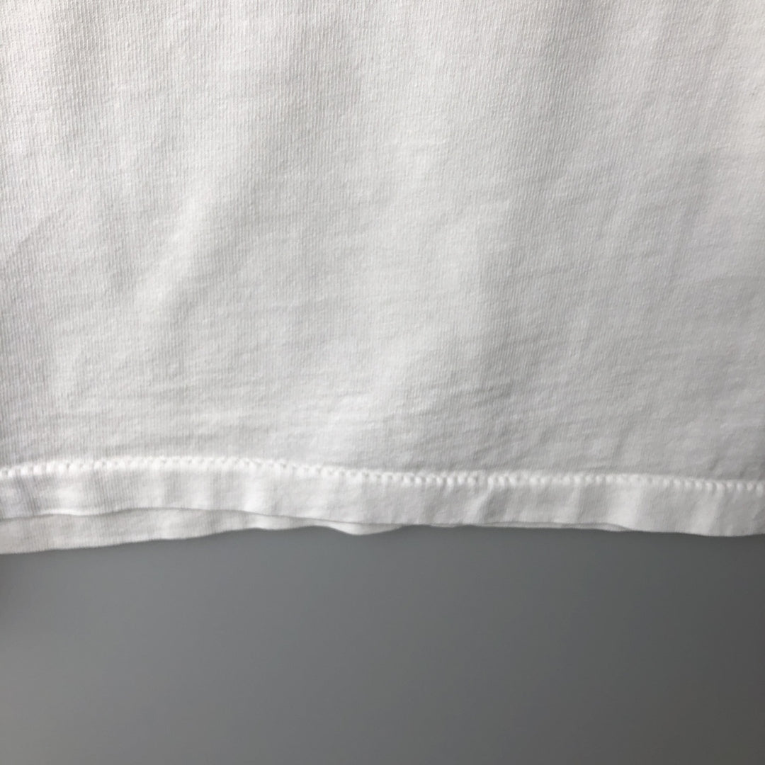 90'S UNIVERSITEES Print T-Shirt, Made in USA, Men's XL equivalent, Vintage cotton white type Vintage Second Hand