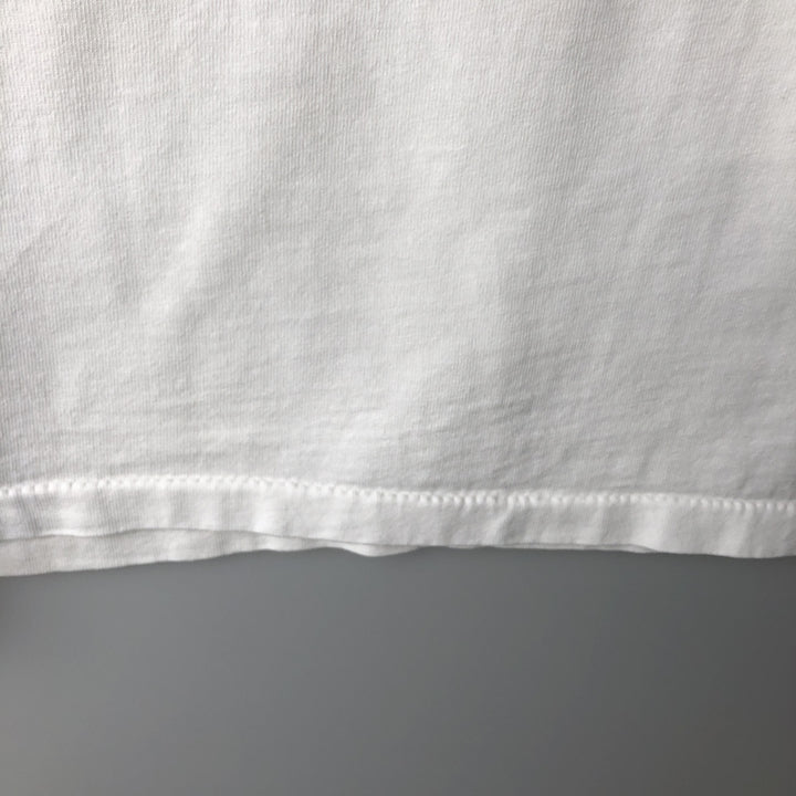 90'S UNIVERSITEES Print T-Shirt, Made in USA, Men's XL equivalent, Vintage cotton white type Vintage Second Hand