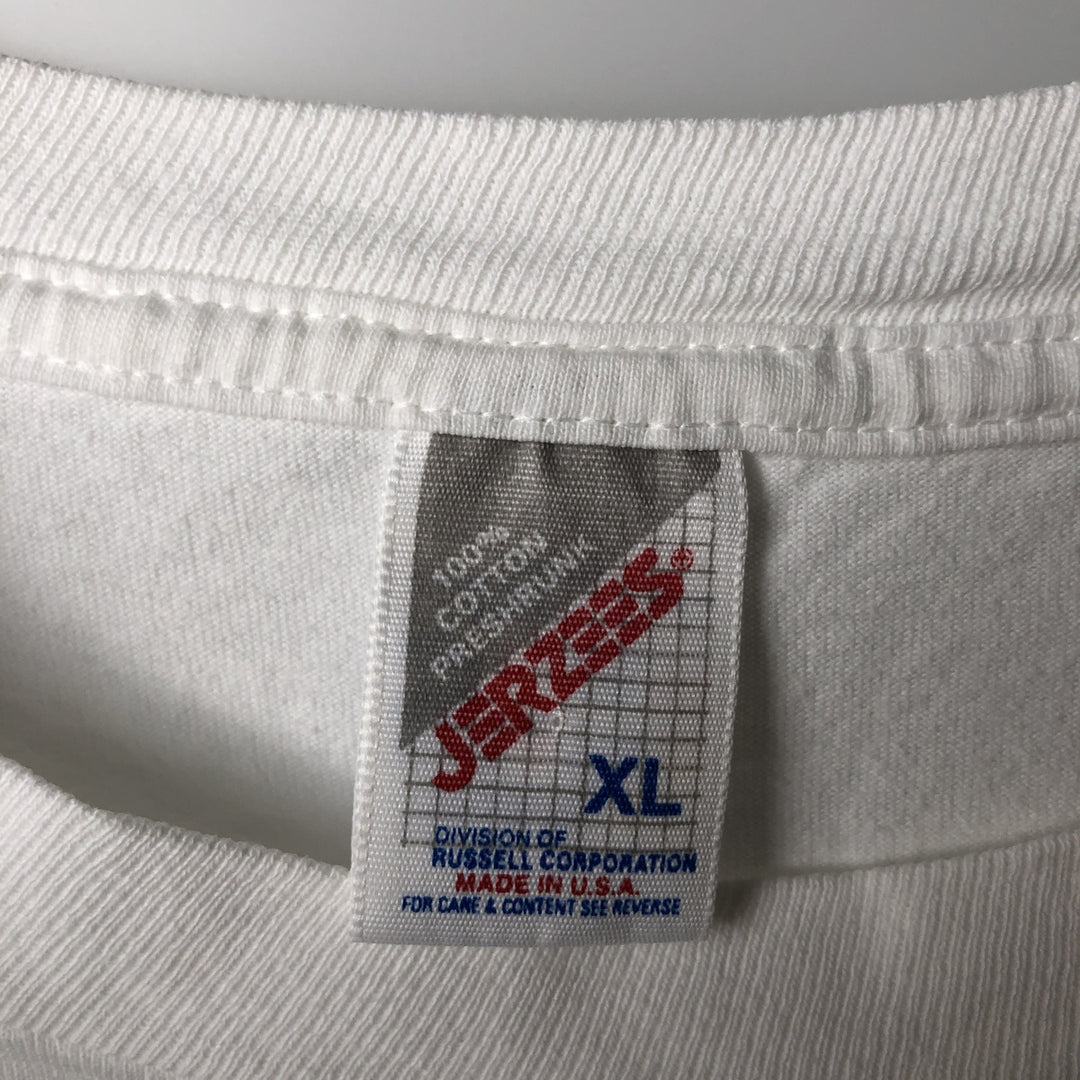 90'S Jerzees DILBERT Print T-Shirt, Made in USA, Men's XL (approx.), Vintage cotton white type Vintage Second Hand