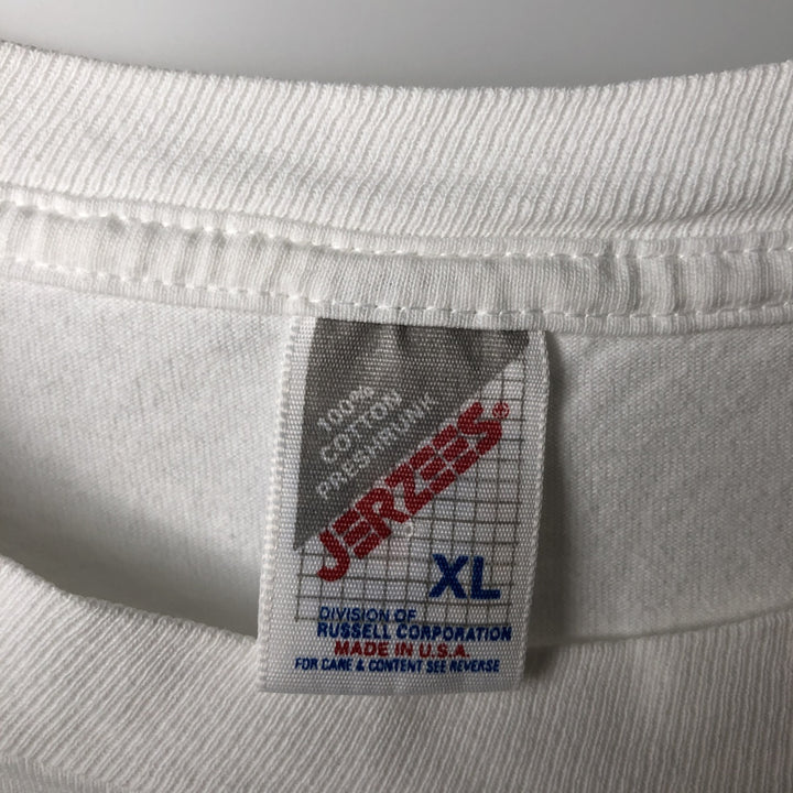 90'S Jerzees DILBERT Print T-Shirt, Made in USA, Men's XL (approx.), Vintage cotton white type Vintage Second Hand