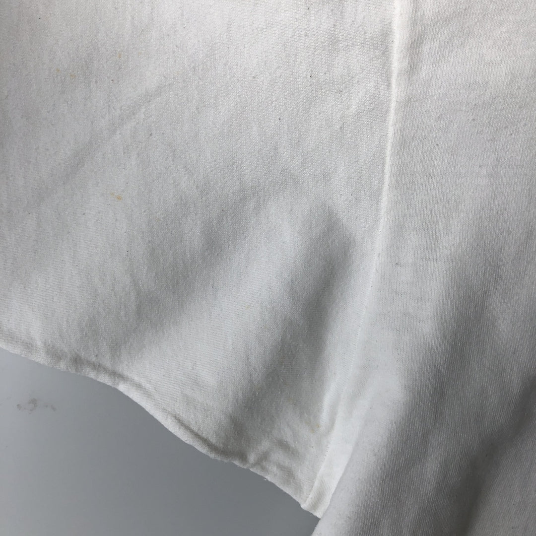 90'S Fruit of the Loom printed T-shirt, made in the USA, men's XL size, vintage cotton white type Vintage Second Hand